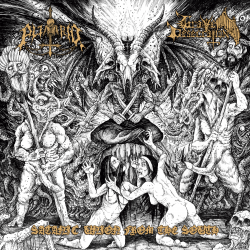 Putrid/Grave Desecration - Satanic Union From The South + Poster, S...