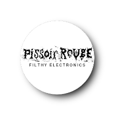 Pissoir Rouge, white (Ger), Button