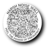 Harsh Noise Wall, white, Button