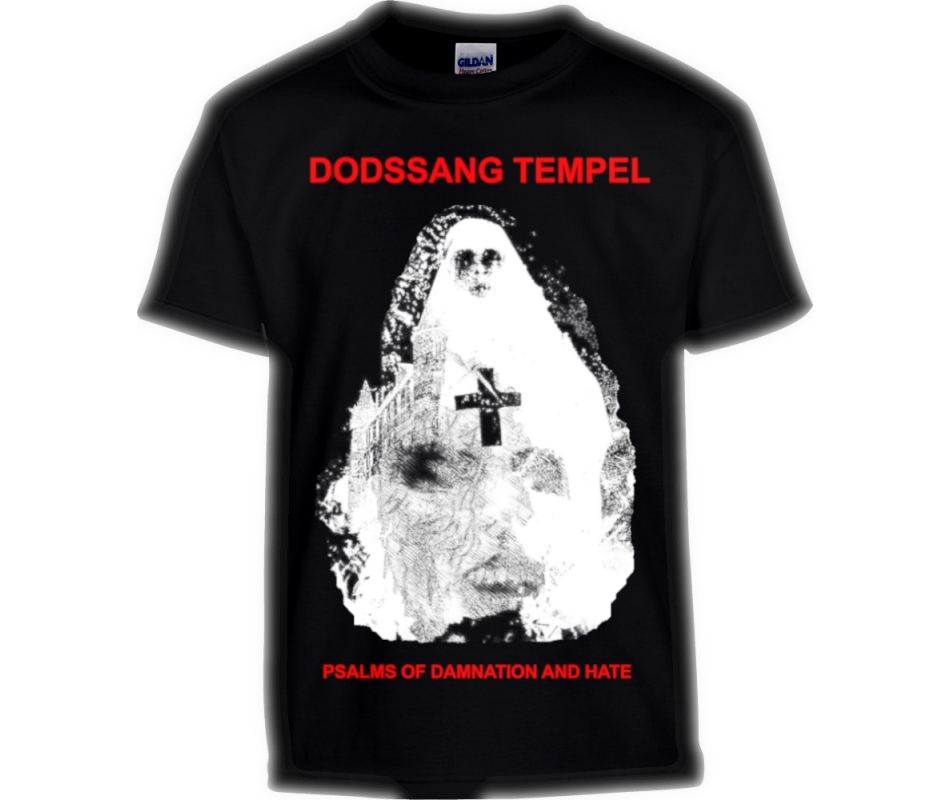 Dodssang Tempel - Psalms Of Damnation And Hate (USA), Shirt Dunkelh...