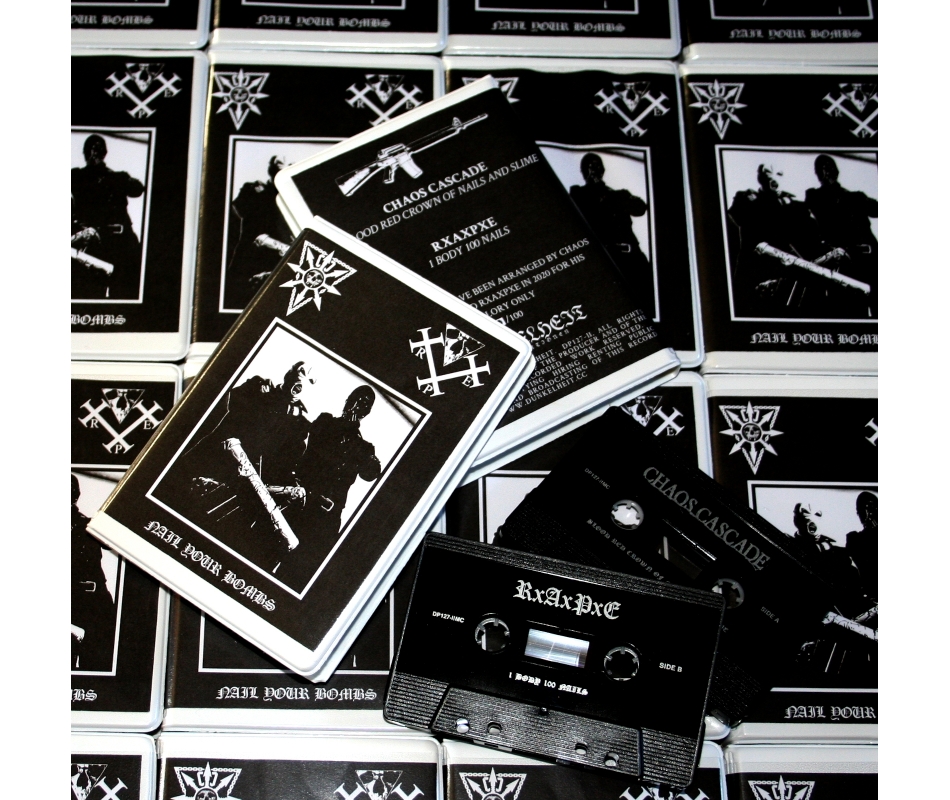 Chaos Cascade/RXAXPXE - Nail Your Bombs + Poster + Rusty Nails + Ph...
