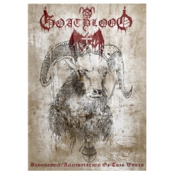 Goatblood - Blooddawn​/​Annihilation Of This World, Poster Dunkelhe...