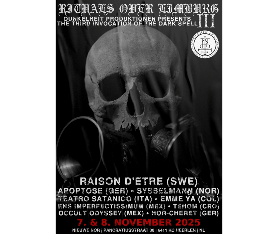 Rituals Over Limburg III, Poster Dunkelheit Produktionen