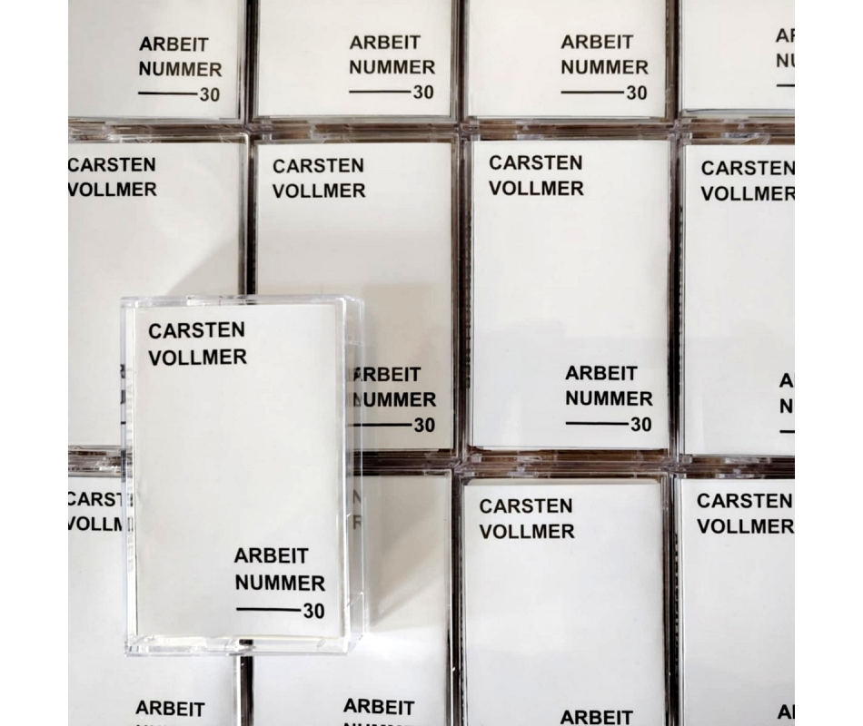 Carsten Vollmer - Arbeit Nummer 30 (Ger), Tape Benevolent Pain