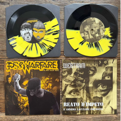 Psywarfare/Wertham - Split, Yellow/Black Edition (USA/Ita), EP Narc...