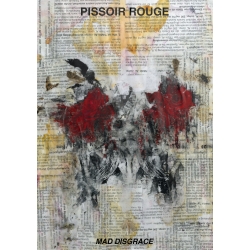 Pissoir Rouge - Mad Disgrace, Poster Dunkelheit Produktionen