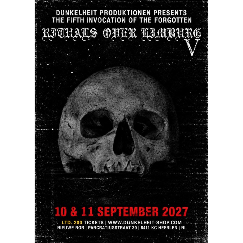 Rituals Over Limburg IV - Day1 Ticket, 11. September 2026, Ltd., Ti...