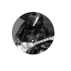 Euronymous w. guitar, RIP