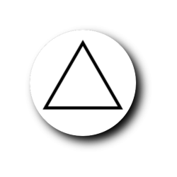 Fire (Alchemical Symbol), white