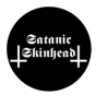 Satanic Skinhead, Inverted Cross, Black
